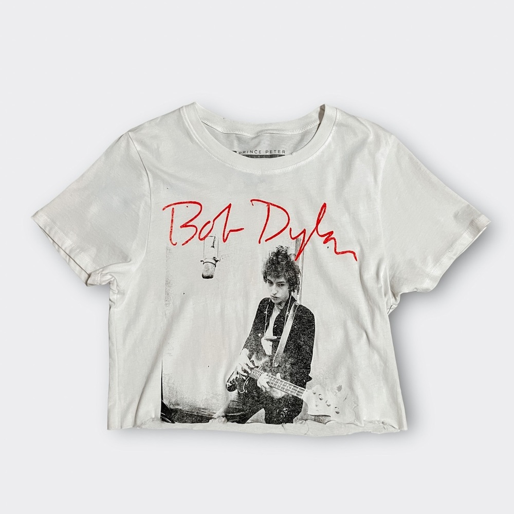 ✧･ﾟ:* Bob Dylan “Like a Rolling Stone” Officially Licensed Cropped Tee